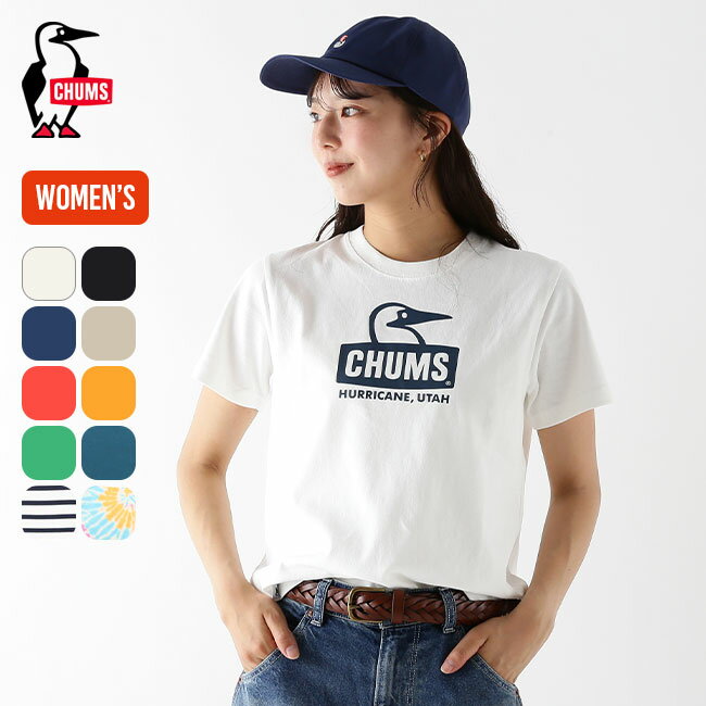 チャムス Tシャツ レディース チャムス ブービーフェイスTシャツ【ウィメンズ】 CHUMS Booby Face T-Shirt レディース CH11-2278 トップス カットソー プルオーバー Tシャツ 半袖 アウトドア キャンプ フェス 【正規品】