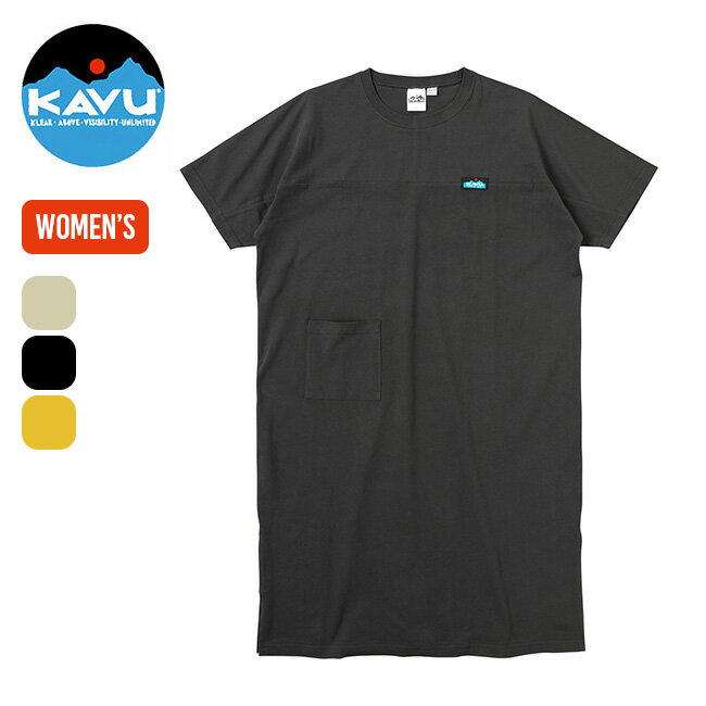 カブー カーキークドレス KAVU ウィメンズ レディース 19821817 ワンピース ワンピ 半袖 Tシャツ カットソー ティシャツ おしゃれ キャンプ アウトドア 【正規品】