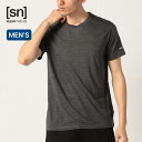 スーパーナチュラル エッセンシャルSS メンズ super.natural M ESSENTIAL SS SNM015230N トップス Tシャツ 半袖 トレーニング ヨガ ランニング キャンプ アウトドア 【正規品】