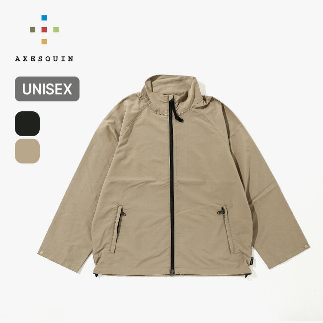 アクシーズクインモディファイド スタンドジップブルゾン AXESQUIN STAND ZIP BLOUSON メンズ レディース ユニセックス 321055 アウター ブルゾン ナイロンジャケット スタンドカラー おしゃれ キャンプ アウトドア