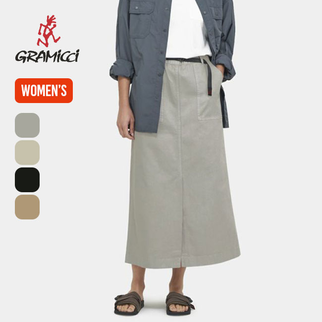 グラミチ グラミチ ロングベーカースカート【ウィメンズ】 GRAMICCI LONG BAKER SKIRT レディース G3SW-SK069 ボトムス スカート ロングスカート アウトドア フェス キャンプ 【正規品】