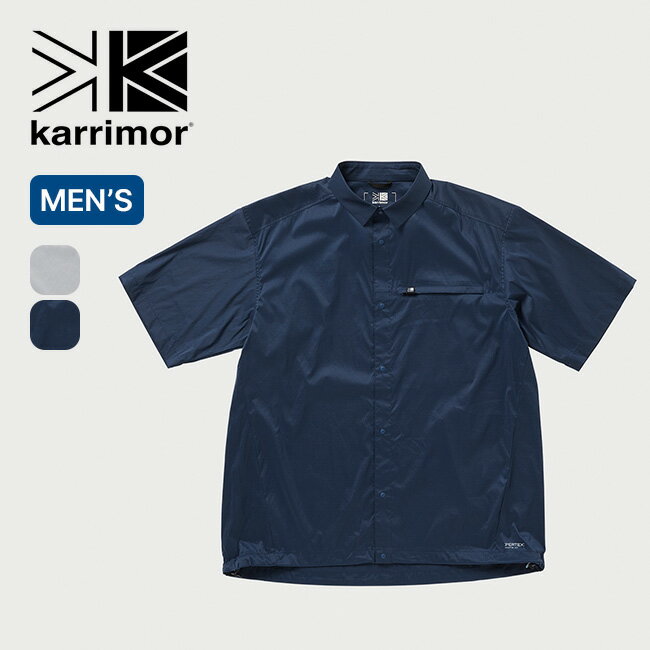 カリマー ブリーザブルS/Sシャツ karrimor breathable S/S shirts メンズ 101533 シャツ 半袖シャツ ショートスリーブシャツ トップス デイリー キャンプ アウトドア 