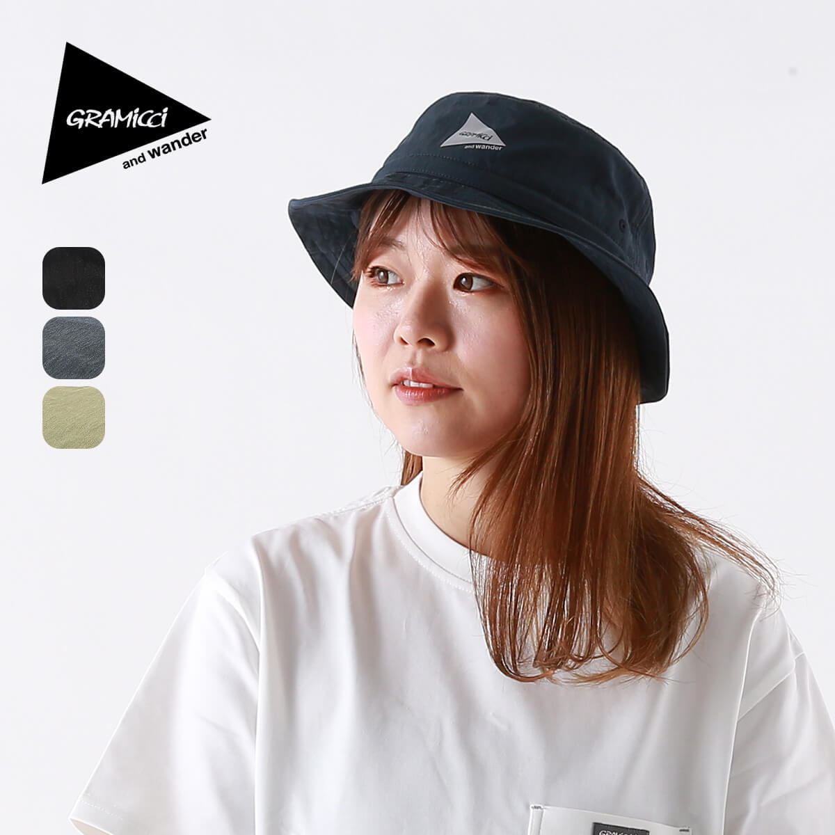 グラミチ×アンドワンダー NYCOハット GRAMICCI×and wander NYCO HAT メンズ レディース ユニセックス 5744186422 ハット 帽子 キャップ 紫外線対策 日よけ 日除け おしゃれ 登山 キャンプ アウトドア 【正規品】