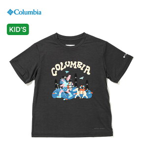 コロンビア エンジョイマウンテンライフサマーショートスリーブTシャツ【キッズ】 Columbia Enjoy Mountain Life summer SS Tee キッズ PY0172 トップス カットソー プルオーバー Tシャツ 半袖 グラフィックT アウトドア フェス キャンプ 【正規品】