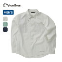 ティートンブロス チルシャツ メンズ Teton Bros. Chill Shirt シャツ トップス 長袖 Dot Air ドットエア 通気性 吸汗速乾 撥水 防シワ ストレッチ イージーケア 登山 ハイキング キャンプ アウトドア 【正規品】