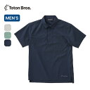 ティートンブロス チルポロ メンズ Teton Bros. Chill Polo ポロシャツ 半袖シャツ ショートスリーブ トップス 通気性 吸汗速乾 撥水 防シワ ストレッチ イージーケア 登山 ハイキング キャンプ アウトドア 【正規品】