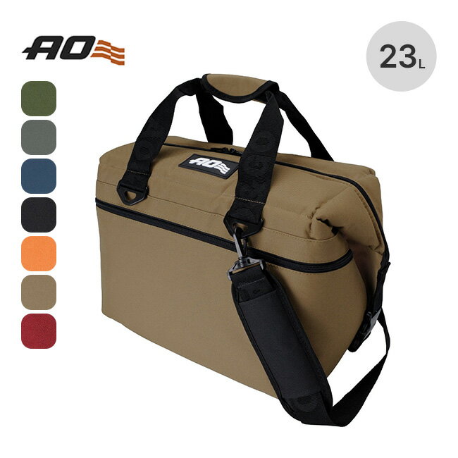 エーオークーラーズ 24パック キャンバスソフトクーラー AO Coolers 24Pack Canvas Soft Cooller AO24 クーラーボックス クーラーバッグ トート型 23L 保冷バッグ 軽量 洗いやすい 丈夫 レジャー 海水浴 釣り フィッシング トラベル 旅行 キャンプ アウトドア 【正規品】