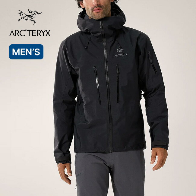 アークテリクス アウトドアジャケット メンズ アークテリクス アルファSVジャケット メンズ ARC'TERYX Alpha SV Jacket M X00000755503 ゴアテックス シェルジャケット フードジャケット アウター 防風 軽量 撥水 防水 通気 スキー 登山 キャンプ アウトドア 【正規品】