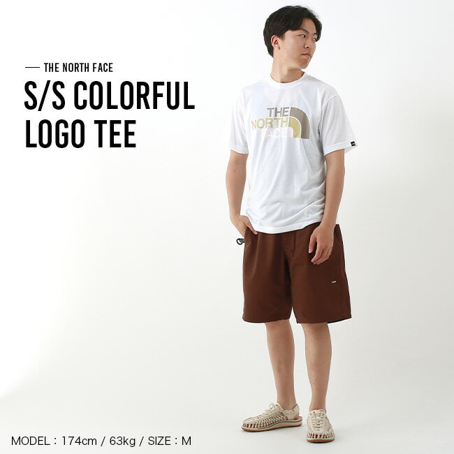 ノースフェイス S/S カラフルロゴTee メンズ THE NORTH FACE S/S Colorful Logo Tee NT32449 Tシャツ ティシャツ 半袖 カットソー トップス おしゃれ キャンプ アウトドア 【正規品】 2