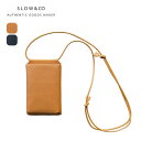 【GW限定クーポン対象】【ラスト1点】スロウ ペコスキップレザーネックポーチL SLOW Pecos kip leather -neck pouch L 858...