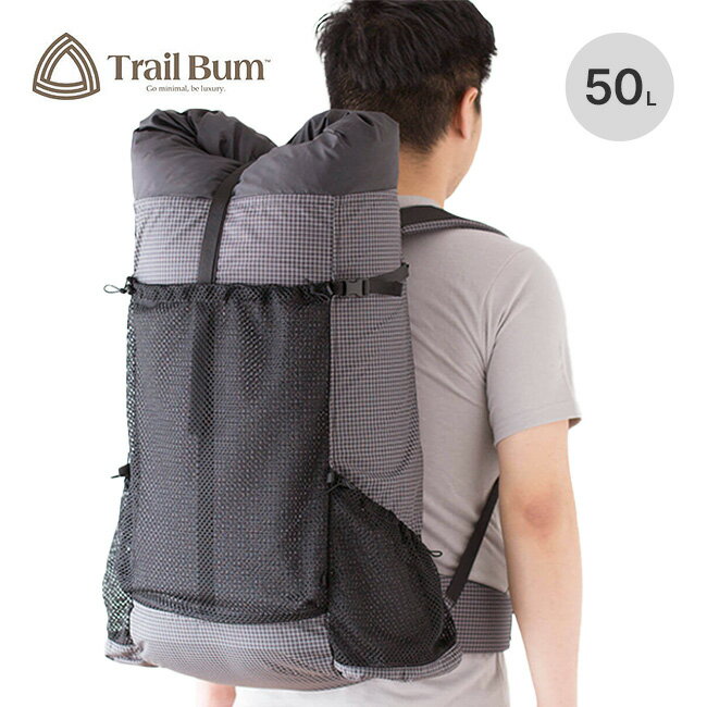 トレイルバム ステディスペクトラ TRAIL BUM 24SSTB080031 ザック バックパック リュック 軽量 50L 登山 ハイキング ロングトレイル UL キャンプ アウトドア フェス 【正規品】