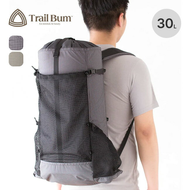 トレイルバム バマースペクトラ TRAIL BUM 24SSTB080033 ザック リュック バックパック 30L ウルトラライト UL 軽量 登山 ハイキング キャンプ アウトドア フェス 【正規品】