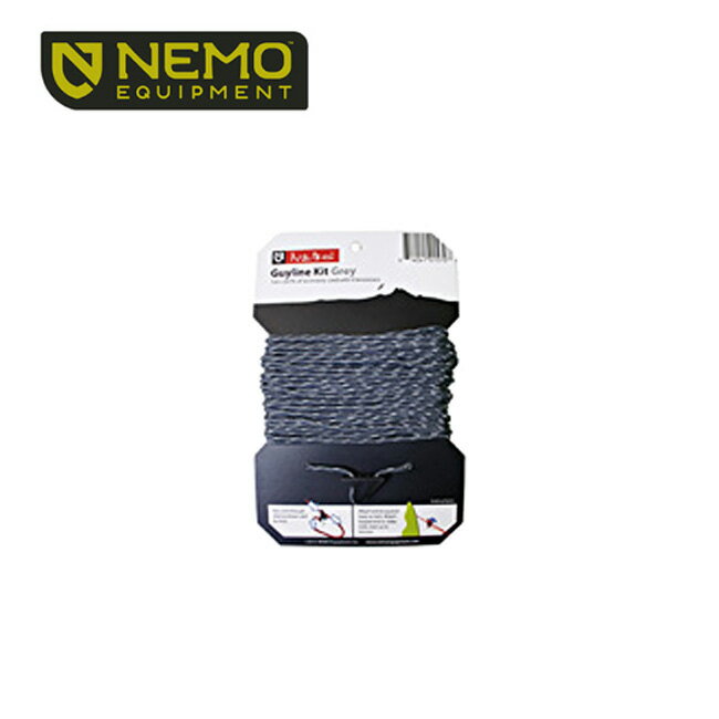 ニーモ ガイラインキット グレー NEMO ガイロープ テント 小物 キャンプ アウトドア フェス【正規品】通販格安セール情報 楽天 通販