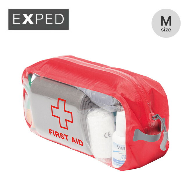 エクスペド クリアキューブファーストエイド M EXPED Clear cube first aid 397459 ポーチ 防災グッズ 小物入れ 薬 キット トラベル 旅行 アウトドア キャンプ フェス 