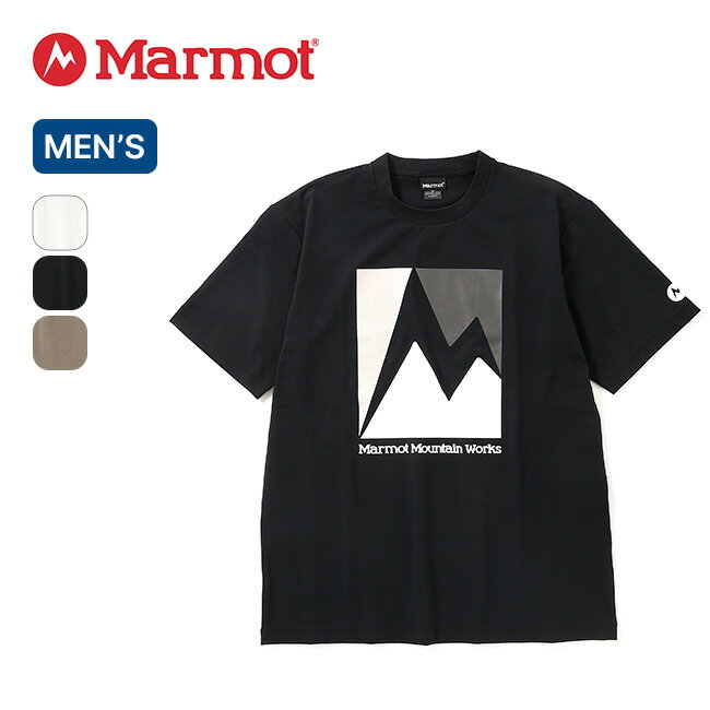 【GW限定クーポン対象】【SALE Max40%OFF】【ラスト1点】マーモット クロックT メンズ Marmot TSSMC405 Tシャツ 半袖シャツトップス 吸水速乾 おしゃれ キャンプ アウトドア