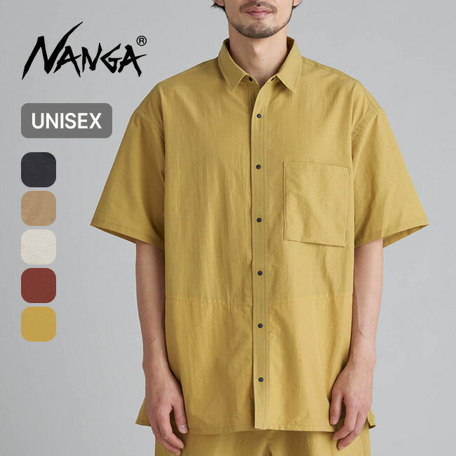 ナンガ ドットエア コンフィーS/Sシャツ NANGA DotAir COMFY S/S SHIRT NW2411-1E900-A メンズ レディース ユニセックス トップス シャツ カラーシャツ カジュアルシャツ アウトドア フェス キ…