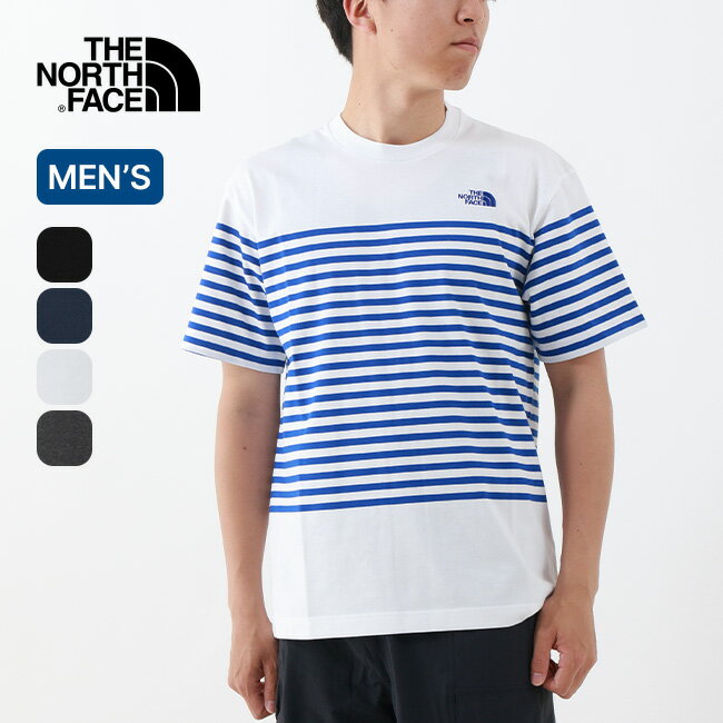 ノースフェイス S/S パネルボーダーTee メンズ THE NORTH FACE S/S Panel Border Tee NT32406 トップス Tシャツ ショートスリーブ 半袖 おしゃれ キャンプ アウトドア フェス 【正規品】