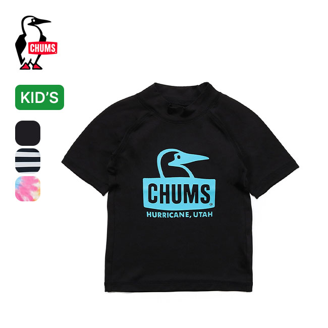 チャムス スプラッシュブービーフェイスTシャツ CHUMS Splash Booby Face T-Shirt キッズ CH21-1331 子供服 トップス カットソー プルオーバー Tシャツ 半袖 フェス おしゃれ キャンプ アウトドア ラッシュガード 水着のサムネイル