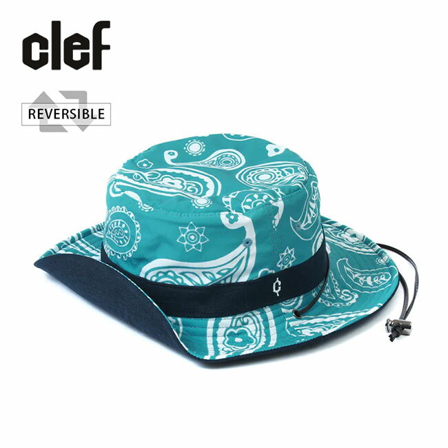 クレ 帽子 メンズ クレ リバーシブルビッグペイズリーハット Clef REV.BIG PAISLEY HAT メンズ レディース ユニセックス RB3653 帽子 ハット 柄 ブーニー フェス キャンプ アウトドア 【正規品】