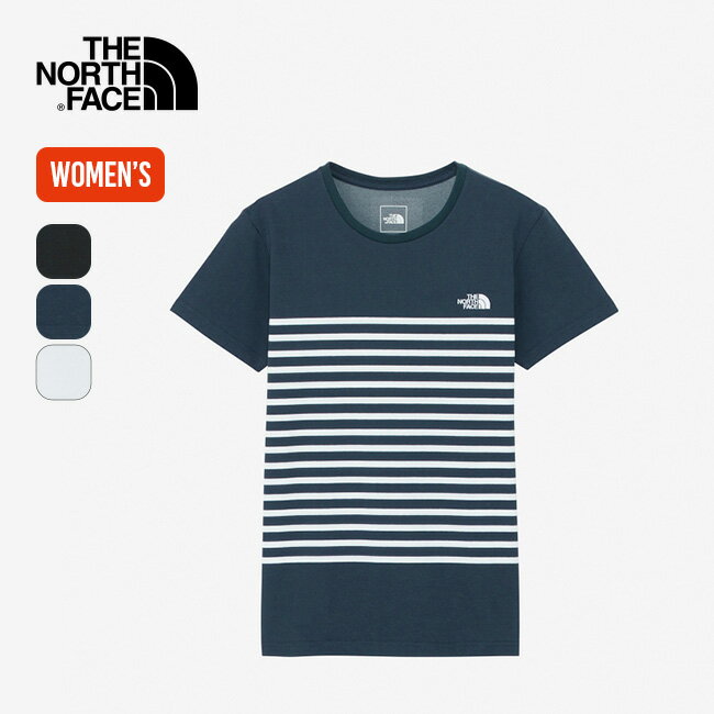 ノースフェイス S/S パネルボーダーTee【ウィメンズ】 THE NORTH FACE S/S Panel Border Tee レディース NTW32406 トップス プルオーバー カットソー Tシャツ おしゃれ キャンプ アウトドア 【正規品】