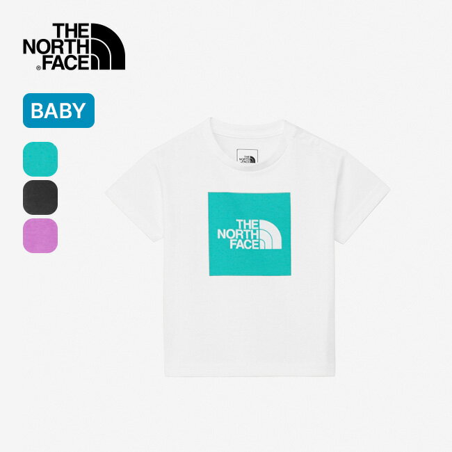 楽天OutdoorStyle サンデーマウンテンノースフェイス S/SカラードスクエアロゴTee【ベビー】 THE NORTH FACE S/S Colored Square Logo Tee NTB32361 トップス Tシャツ 半袖 子供 赤ちゃん 出産祝い ギフト おしゃれ キャンプ アウトドア 【正規品】