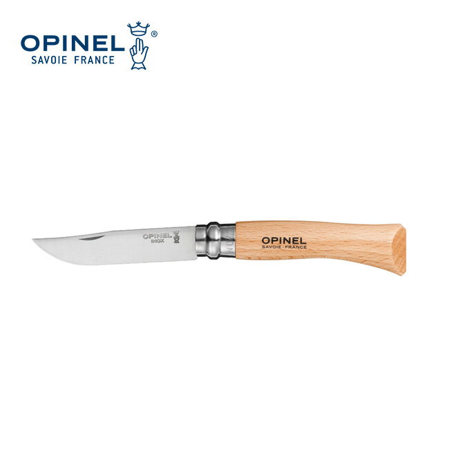 フランスの刃物メーカー「オピネル」の定番商品であるフォールディングナイフ（折り畳み式ナイフ）です。 ブレードロック機能があり、それにより刃のオープン時、フォールディング時に関わらずロックすることができ、安全性に優れています。 【 SPEC ／製品仕様 】■ブランド名：OPINEL ■商品名：ステンレス #7 ■商品型番：41437 ■カラー：ー ■サイズ：ブレード／約80mm ■素材：ブレード／ステンレススチール、ハンドル／ブナ ■重量：約36g ■生産国：フランス ■仕様： セーフティーロック機能を搭載しているので、折りたたんだ後刃が出ることはありません。 オピネルの部品はすべてフランス国内製で、熟練した職人の精密な手作業で作られています。■広告文責：株式会社カンパネラ※PCモニター環境により画像の色合いが若干異なる場合がございます。ご了承ください。※当店では、正規のルートから仕入れをおこなった商品を取り扱っております。※サイズガイドはこちら