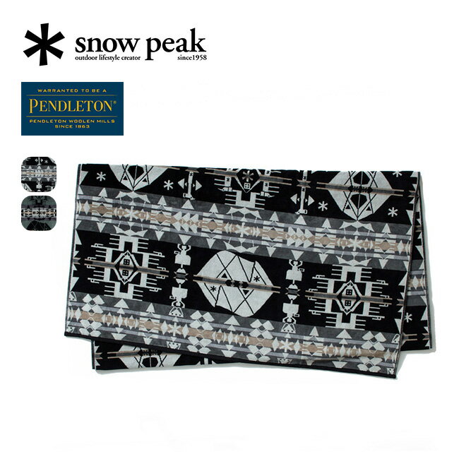 ペンドルトン ブランケット スノーピーク×ペンドルトン タオルブランケット snow peak×PENDLETON SI-PD-24SU002 ひざ掛け ひざかけ インテリア 雑貨 贈り物 おしゃれ キャンプ アウトドアリビング ギフト 【正規品】