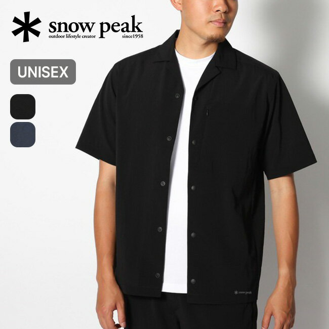 スノーピーク ブリーザブルクイックドライシャツ snow peak apparel Breathable Quick Dry Shirt メンズ レディース ユニセックス SH-24SU001 ポロシャツ Tシャツ ティシャツ 半袖 カットソー トップス アパレル キャンプ アウトドア 【正規品】