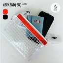 【GW限定クーポン対象】ウィークエンダー GRIDフラットケース S WEEKEND(ER) GRID Flat case ポーチ 収納 小物 ケーブル 機器 ...