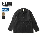 エフオービーファクトリー デッキカバーオール FOB FACTORY DECK COVER ALL メンズ F2451 ジャケット アウター 上着 フェス おしゃれ キャンプ アウトドア