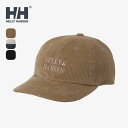 【GWまとめ買いクーポン】【ラスト1点】ヘリーハンセン HHコーデュロイキャップ HELLY HANSEN HH CORDUROY CAP メンズ レディース ...