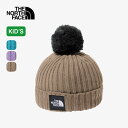 【SALE】ザ・ノース・フェイス ノースフェイス ポンポンカプッチョ【キッズ】 THE NORTH FACE Pom Pom Cappucho Kids NNJ42307 防寒 雪遊び 帽子 ニットキャップ ニット帽 ジュニア 子供用 おしゃれ キャンプ アウトドア