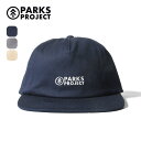 【GWまとめ買いクーポン】【SALE Max40%OFF】パークスプロジェクト コットンツイルパークスロゴキャップ PARKS PROJECT PP24SS-0...