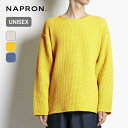 【SALE Max50%OFF】【ラスト1点】ナプロン アントリムドシャツ NAPRON NP-TP26-24A ワッフル素材 カットソー長袖 トップス シンプル カジュアル フェス おしゃれ キャンプ アウトドアウェア
