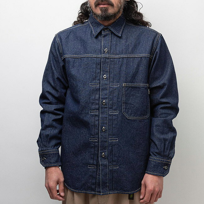 【SALE 20%OFF】【ラスト1点】ゴーヘンプ プリーツワークシャツ GOHEMP PLEATS WORK SHIRTS GHS3134DTO シャツ 襟シャツ トップス 長袖 おしゃれ キャンプ アウトドア canpanera-10104646 OutdoorStyle サンデーマウンテン サンプル画像2