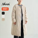 【ラスト1点】ナンガ ノーカラーダウンコート【ウィメンズ】 NANGA NO COLLAR DOWN COAT ND2442-1C600-B レディース トップ...