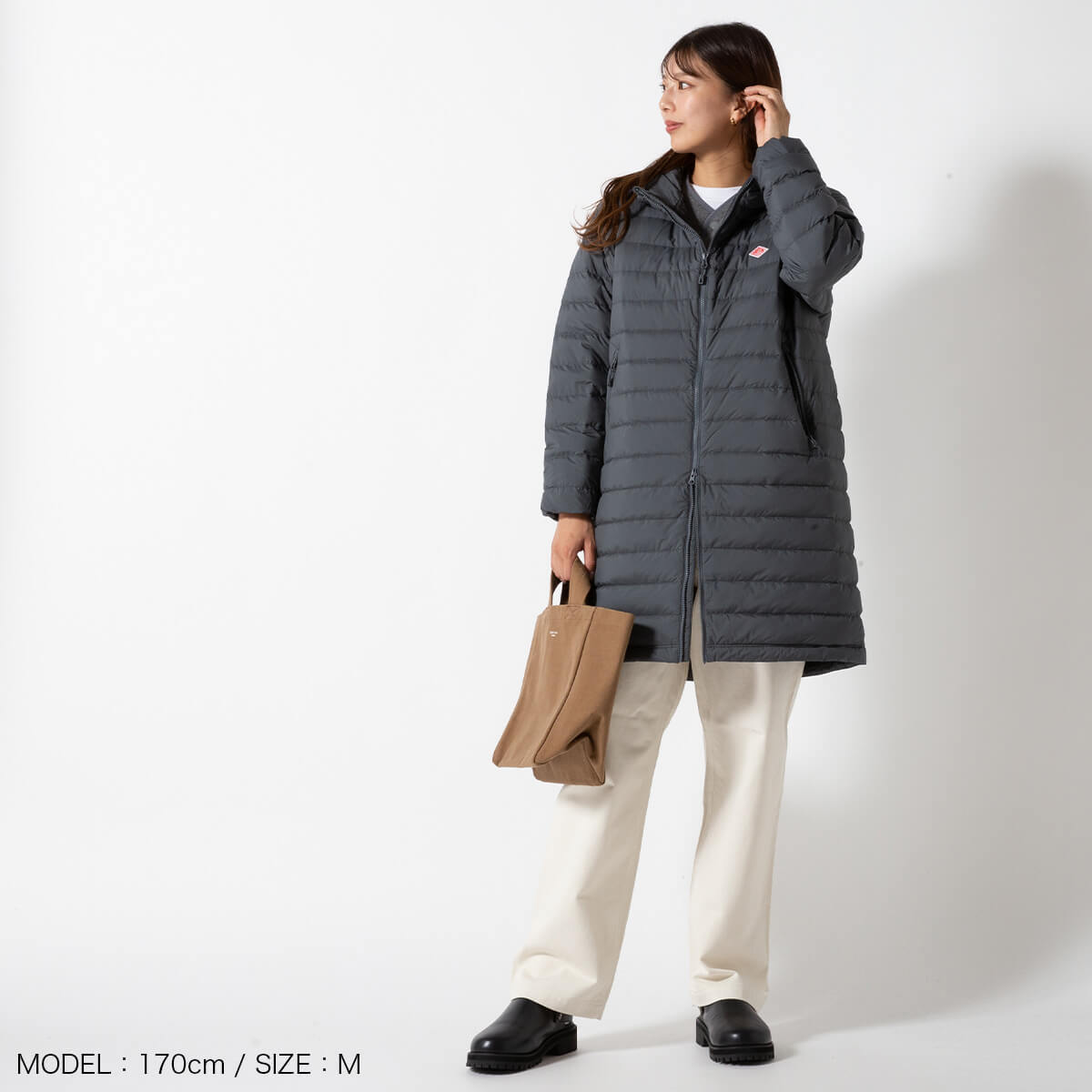 【ラスト1点】ダントン ミドルダウンフーデッドコート DANTON MIDDLE DOWN HOODED COAT ウィメンズ レディース #DT-A0566 NRP アウター 羽織り ダウン トップス ジャケット ロングジャケット ロングコート おしゃれ キャンプ アウトドアウェア