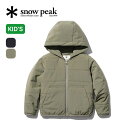 【SALE Max40%OFF】【ラスト1点】スノーピーク フレキシブルインサレーテッドジップアップフーディ【キッズ】 snow peak Flexible I...