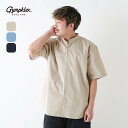 【GW限定クーポン対象】ジムフレックス バンドカラーシャツS/S メンズ Gymphlex BAND COLLAR SHIRT S/S #GY-B0247 TC...