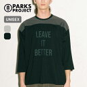 パークスプロジェクト フットボールTEE PARKS PROJECT PP25SS-020 ユニセックス メンズ レディース トップス カットソー プルオーバー Tシャツ 長袖 七分袖 ロンT フェス おしゃれ キャンプ アウトドアウェア