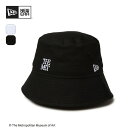 ニューエラ×ザメット バケット01 SBザメット NEW ERA×THE MET コラボ 限定 セーラーブリム ミニロゴ バケハ バケットハット 帽子 日除け ...