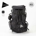 アンドワンダー エコパック40Lバックパック and wander ECOPAK 40L backpack 5745975201 リュック 鞄 リュックサック 通学 通勤 登山 トラベル 旅行 おしゃれ キャンプ アウトドア(4)
