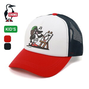 【GWまとめ買いクーポン】チャムス かせきさいだぁ メッシュキャップ【キッズ】 CHUMS かせきさいだぁ Mesh Cap 子供 ユース CH25-1076 帽子 ベースボールキャップ コラボ タウンユース おしゃれ キャンプ アウトドア