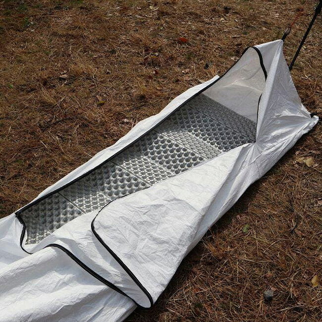 オウミエクイップメント MTヴィヴィ OHMI Equipment MT Bivy 1人用 テント シェルター ビビイ ビビィ ビビー ビヴィ Tyvek タイベック ダイニーマ 寝袋カバー ウルトラライト ULハイキング フレームレス フレームなし 軽量 コンパクト おしゃれ キャンプ アウトドア canpanera-10097519 OutdoorStyle サンデーマウンテン サンプル画像2