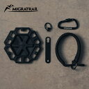 ミグラトレイル ジオメトリックプレートキャンプ MIGRATRAIL GEOMETRIC PLATE CAMP ギア 小物 コースター ポットマット 水受け台 ...