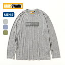 グリップスワニー ボックスロゴドライL/S TEE GRIP SWANY BOX LOGO DRY L/S TEE GSMCT0008 メンズ トップス カットソー Tシャツ 長袖 おしゃれ キャンプ アウトドア