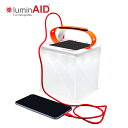 ルミンエイド タイタン luminAID 14082 折り畳み LEDランタン 太陽光パネル ソーラー充電 ソーラー ライト モバイルバッテリー IP67 防塵...