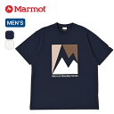マーモット クラックTシャツ メンズ Marmot MTSS25MST063 トップス カットソー Tシャツ 半袖 フェス おしゃれ キャンプ アウトドアウェア