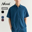 ナンガ ドットエア コンフィーS/Sシャツ NANGA DotAir COMFY S/S SHIRT NW2411-1E900 メンズ レディース ユニセックス トップス シャツ カラーシャツ カジュアルシャツ フェス おしゃれ キャンプ アウトドア