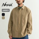 ナンガ ドットエア コンフィーL/Sシャツ NANGA NW2411-1E905 メンズ レディース ユニセックス トップス シャツ 長袖 カラーシャツ カジュアルシャツ おしゃれ キャンプ アウトドア